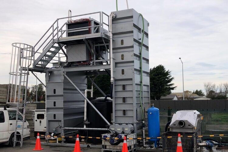 Mud Tower On Site